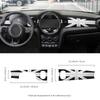 Car Dashboard Decorative Shell Leather Sticker For Mini Cooper F55 F56 F57 - Car Styling Accessories Only Left handdrive