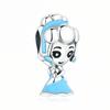925 Sterling Silver Sweet Fairy Tales Cartoon Princess Model Beads Charm Fit Original Pan Charms Bracelets Jewelry Making