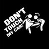 Vziguhk Berühre mein Auto nicht Aufkleber, Berühre mein Auto nicht Sticker, Berühre mein nicht