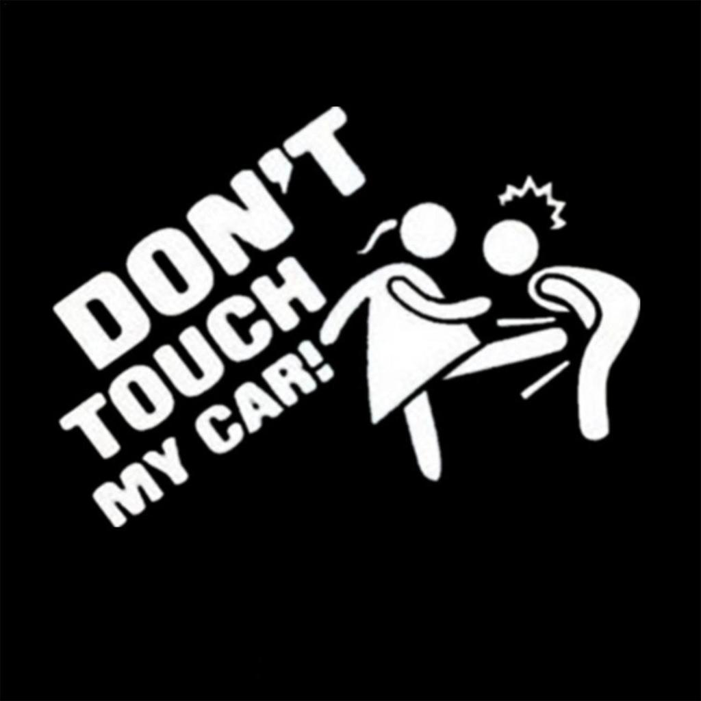 Vziguhk Berühre mein Auto nicht Aufkleber, Berühre mein Auto nicht Sticker, Berühre mein nicht