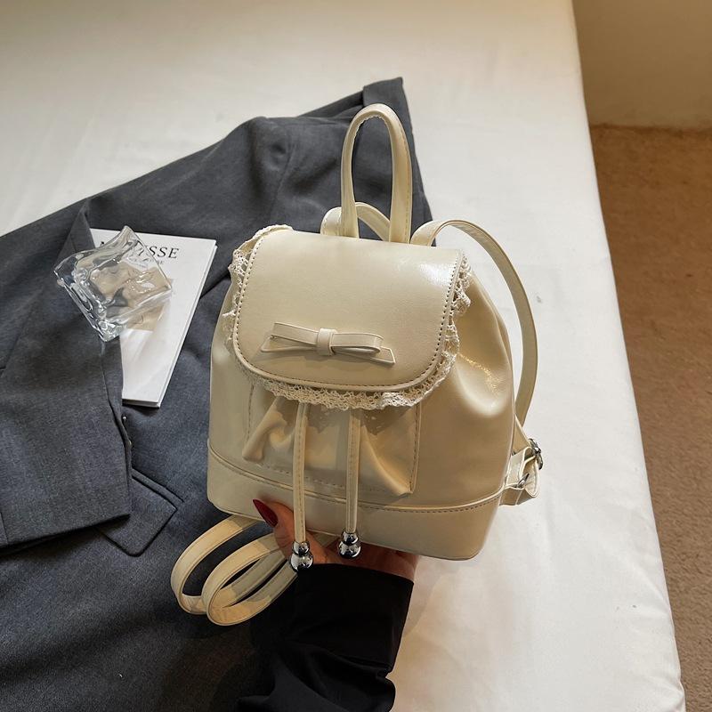 Student bag women's 2025 summer Korean version of the new ins trendy fashion backpack sense niche ballet style women's bag