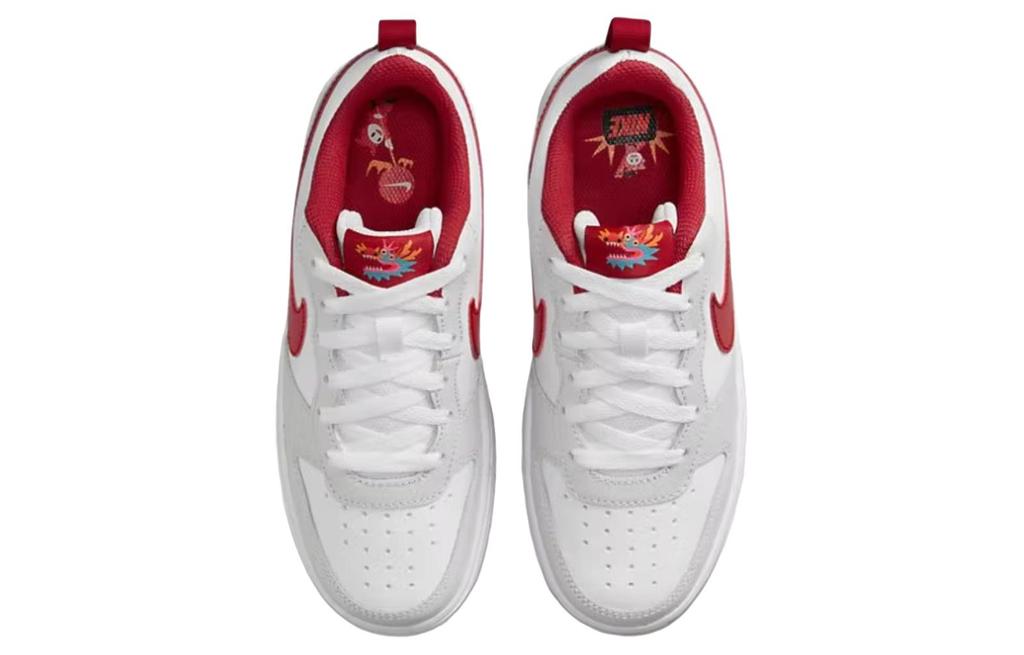 Nike Court Borough Low Recraft 'Photon Dust University Red' Gs FZ5525-161