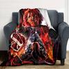 1pc Chucky1 Blanket, Gift, for Men and Women, Soft Blanket, Good for Sofa Bed Couch Travel, Lightweight Flannel Blanket