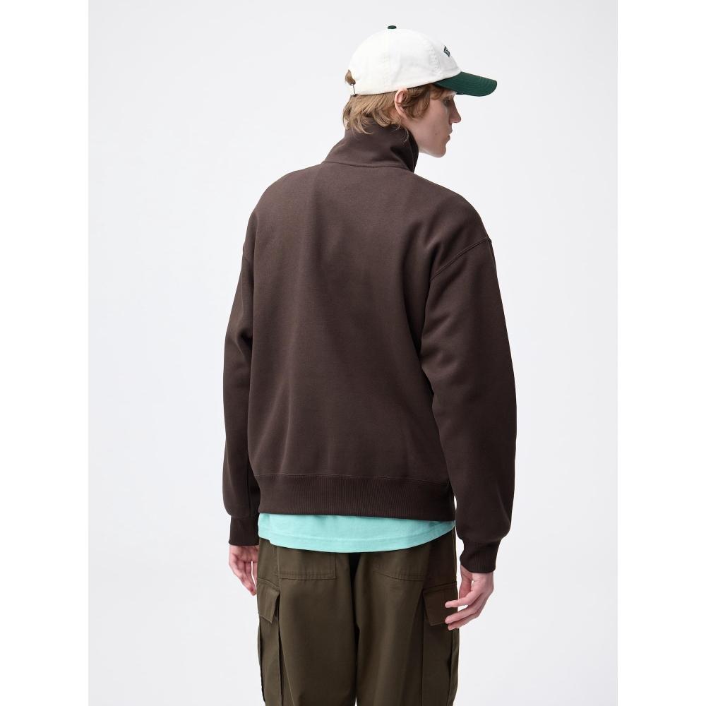 Uniqlo Gu Heavy Weight Sweat Half Zip Pullover