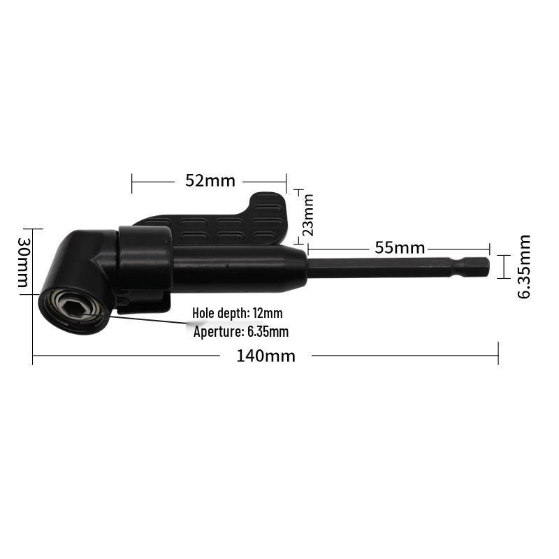 105-Degree Corner Electric Screwdriver Head Extension Tool