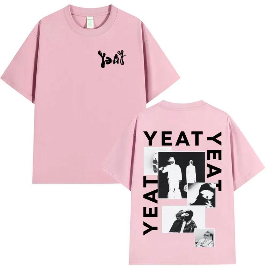 Rapper Yeat Harajuku Graphics Print Tshirt Mens Fashion Clothing Casual Cotton Short Sleeve Summer Oversized Streetwear T Shirt