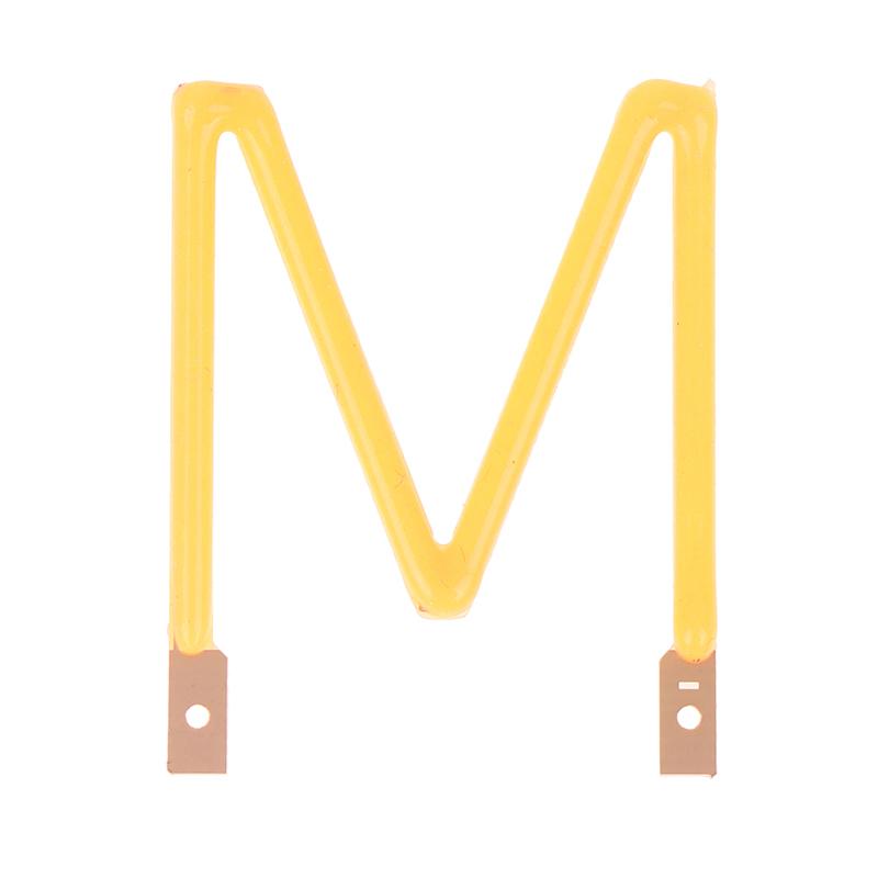 English Letter Filament Cob Led Filament Dc3V Candle Edison Yellow Diodes Party Decoration Light Accessories Diy