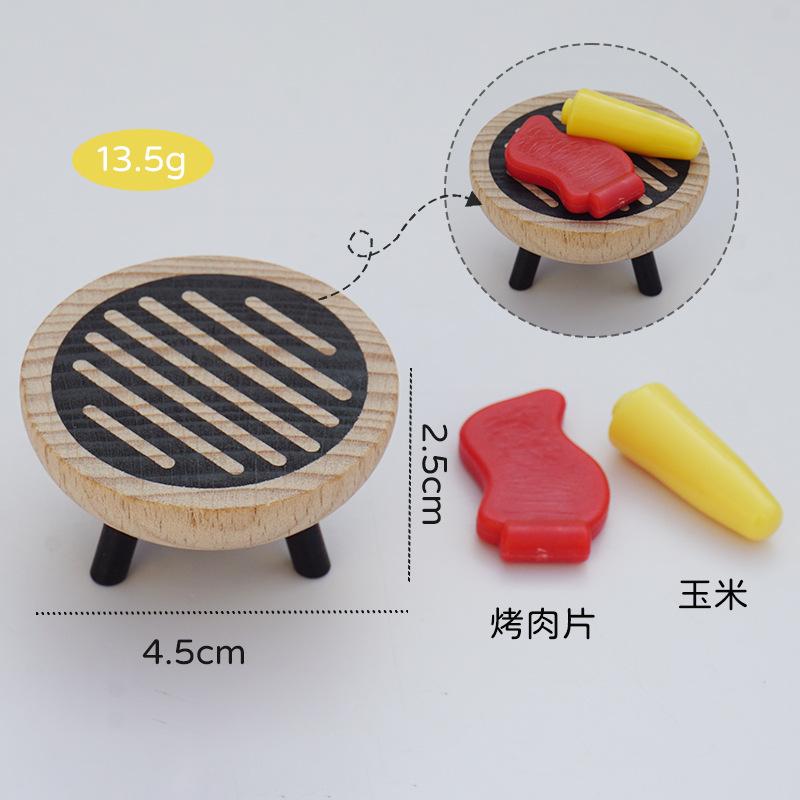 Simulation Small Furniture Doll Room Blind Box Doll Scene Ornament Play House Toy Wooden