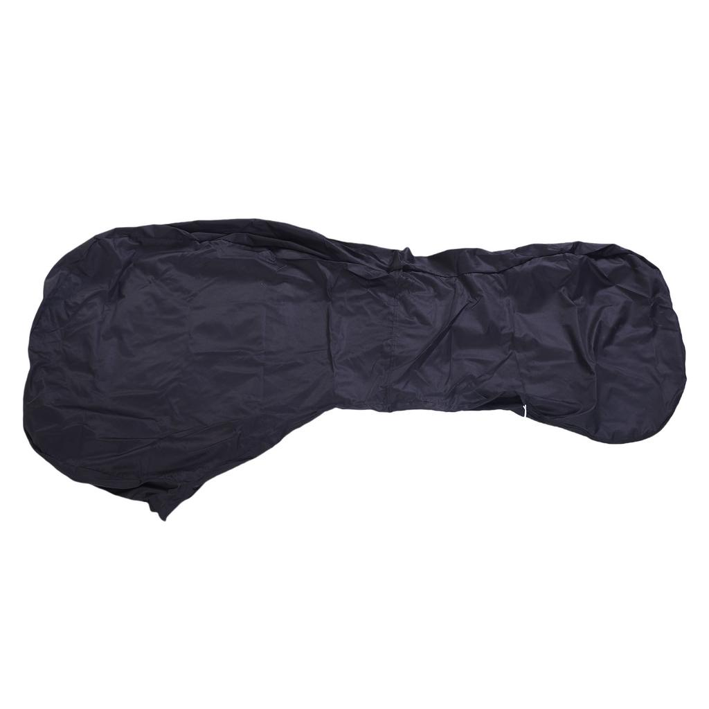 Full Outboard Motor Cover Water Proof Heavy Duty Fadeproof 600D Oxford Fabric Boat Motor Cover Black