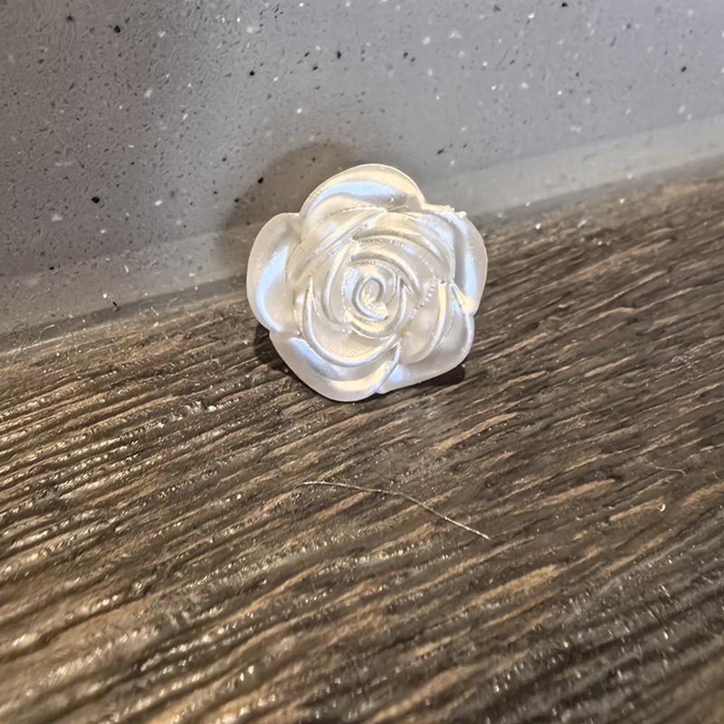 Dopamine Pearl Butterfly Beaded Jelly Shoes Sandals Accessory Diy Decorative Shoe Flower Slippers Shoe Buckle Accessories