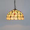 Luminárias Pendentes Vintage Barroco Mediterrâneo Vitral Lâmpada Suspensa Iluminação LED para Cozinha Luminárias Decoração de Casa Loft