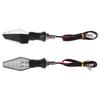 12V Clear Lens Motorcycle Turn Signal Light Indicators Yellow&Blue Light Universal LED Light