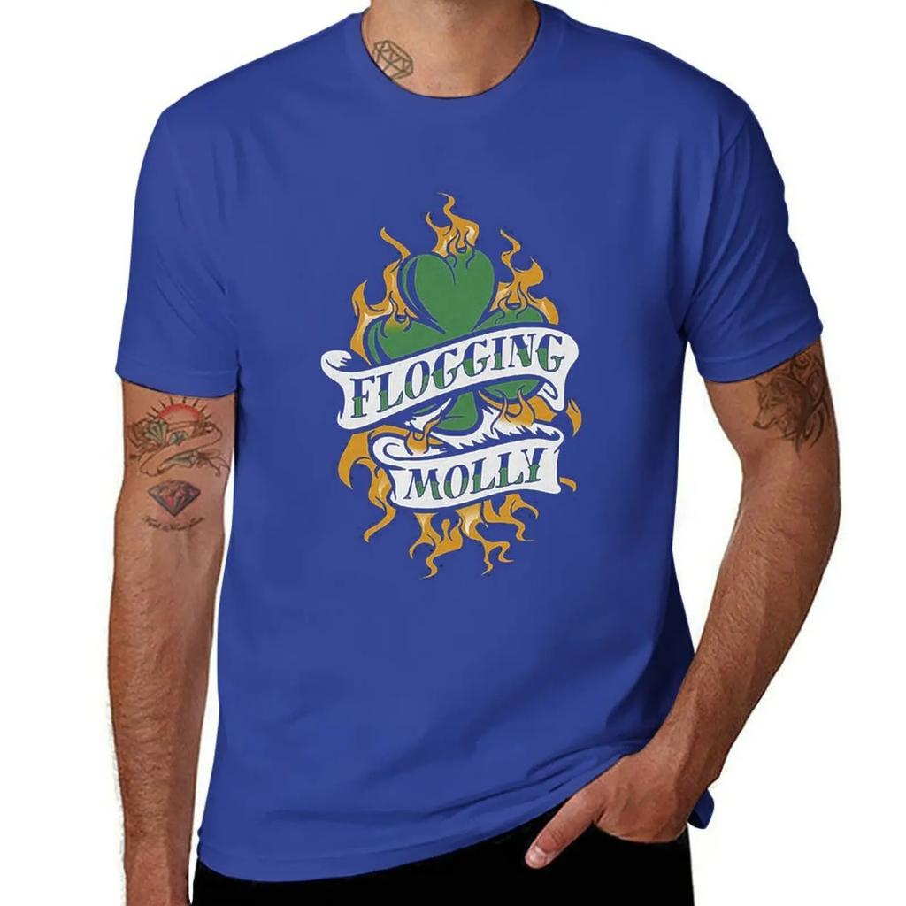 Flogging Molly TShirt sublime korean fashion heavyweights summer clothes mens champion t shirts 2025 new model