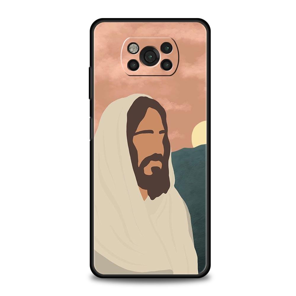 Glaube Christlich Religiös Jesus Handyhülle Für Xiaomi Mi Poco X3 NFC M3 F4 F3 M4 X4 Note 10 12 Lite 11 11T 13 12T Pro 9T Hülle