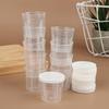 10Pcs/Set 20/30/50/100Ml Clear Liquid Pill Measuring Cups With Lids Travel Pill Organizer Cup Container For Liquid Medicine