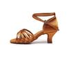 Professional Latin Dance Shoes with Soft Soles - Available In Adult Medium and High Heel and Children's for Summer Practice and Dance Examinations.
