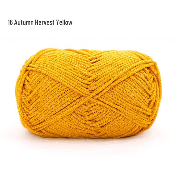 Xue Feier Suxin 2mm Round Hollow Pure Cotton Crochet Yarn for DIY Knitting