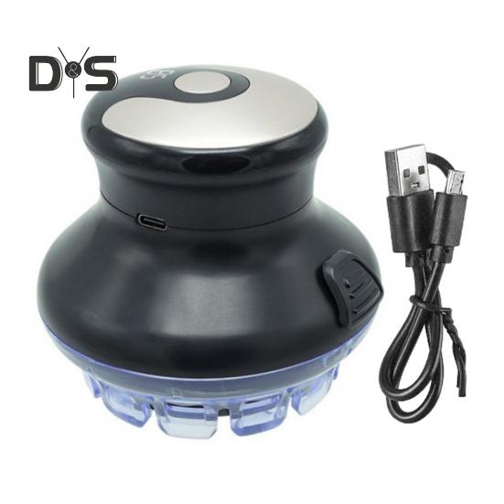 

Электрическая машинка для стрижки волос со светодиодным дисплеем, аккумуляторная беспроводная машинка для стрижки волос для мужчин, гибкий резак на 360 градусов, набор для самостоятельной стрижки чёрный