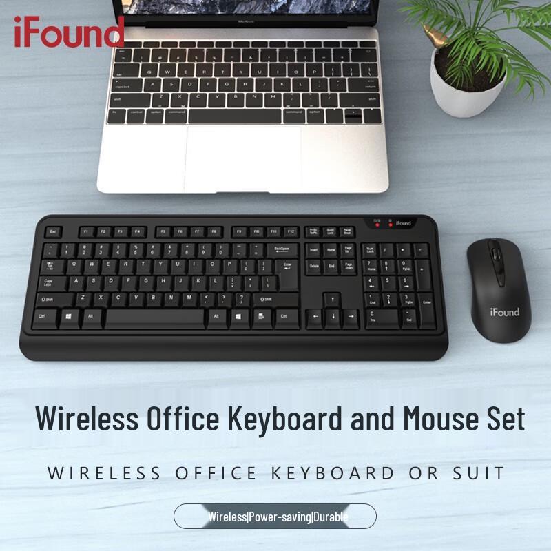 iFound W6269 Wireless Keyboard and Mouse Combo