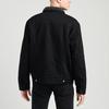 Levis Baumwoll-Fleece gefütterte Denimjacke Winter Unisex Jacken Schwarz 16365-0054