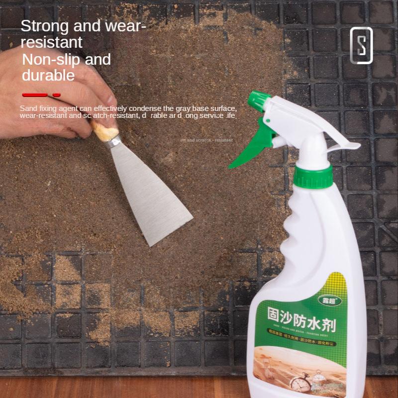 Sand-fixing Agent Wall Glue Roof Wall Peeling Off Sand Ash Spray Waterproof Curing Coating Cement-free Curing Sand Surface
