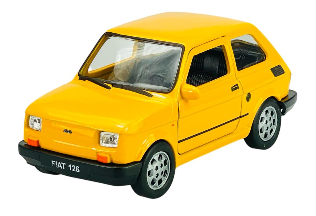WELLY FIAT 126P YELLOW 1:34 42372