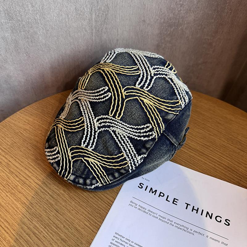 Washable Denim Baseball Cap With Breathable Cotton For Streetwear Style