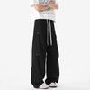 SWAMP AREA K5007 Unisex Pure Cotton Loose-Fit Cargo Pants