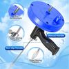 Pipe Unclogger Drain Auger Set with Drill Adapter Flexible Steel Drain Auger Shower Tub Floor Drains Gloves Cloth Bag Clog Remover