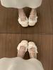 Spring Summer  Women's Flat Slippers | Square Toe Closed-Toe French Gentle Lace Bow Fairy Mary Jane Ballet Shoes