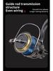 Mulinello da spinning All-Metal 14000 a bobina lunga per pesci giganti