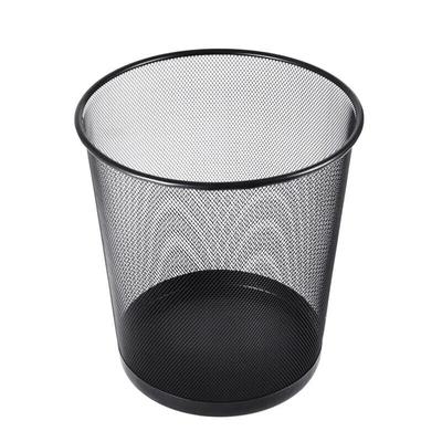 Metal Mesh Round Trash Can