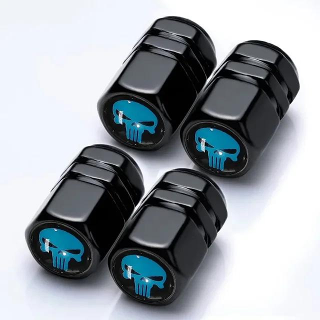 Aluminum Car Tire Valve Stem Caps Wheel Nipple Cover AirCover Tire Valve Cap Set for Cars SUVs Bike Trucks and Motorcycles Tools