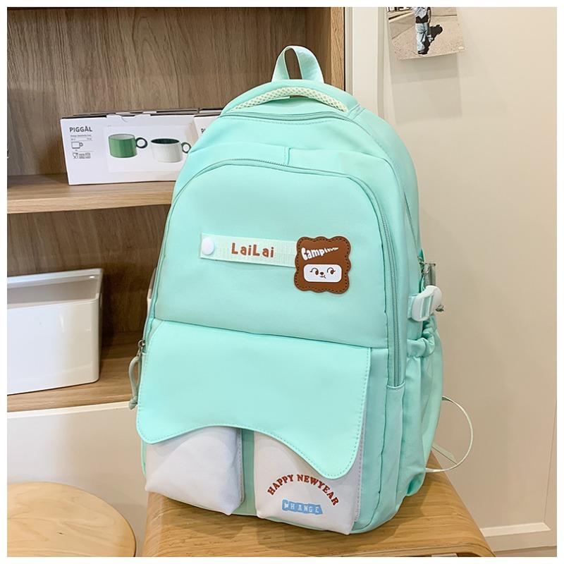 Large-capacity Schoolbag Female High Value Junior and Senior High School Students' Shoulder Bags Are Cute and Fresh Multifunctional Backpacks.