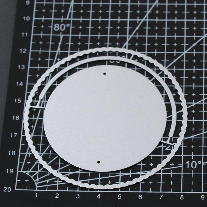 

Спливаюче коло Металеве різання Штамп трафарети Скрапбук Фотоальбом Паперова картка Декоративне тиснення виробів