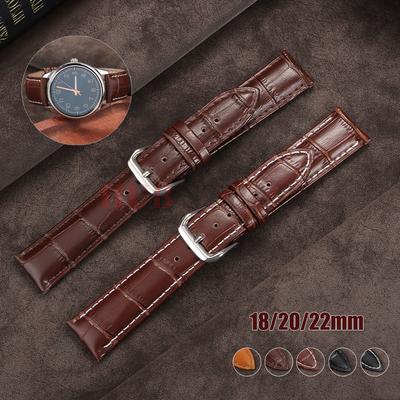 18mm 20mm 22mm Cowhide Strap for Seiko Universal Watch Band Bamboo Pattern for Omega for Men Women Watchband Watch Accessories
