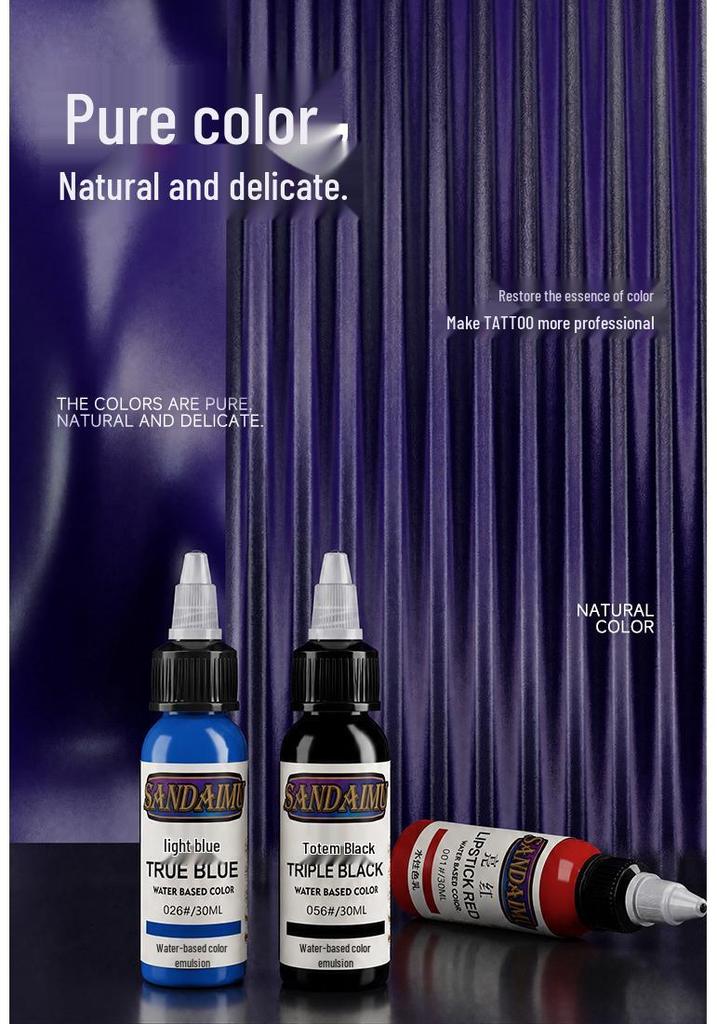 Jiugong 3rd Gen Tattoo Ink Set - 67 Safe Water-Based Colors