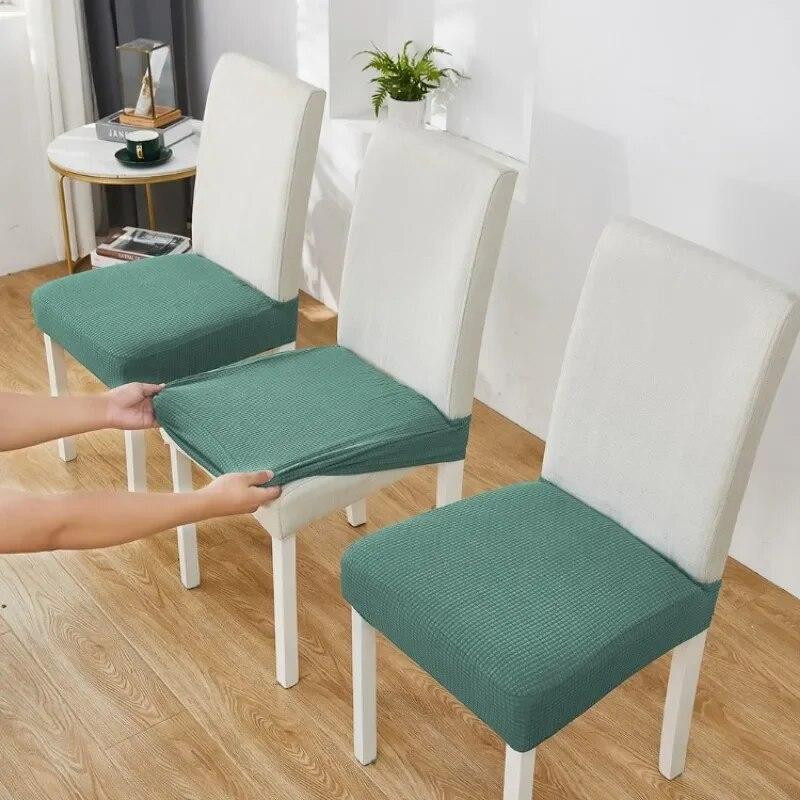 Vodotěsný žakárový potah na židli SpandexStretch Pouzdro na stoličku Jídelna Kuchyňské potahové podložky na židle 2023 pro domácí hotel