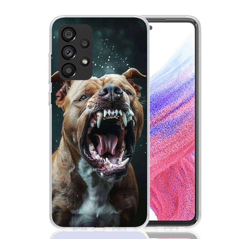 Pit Bull Pet Dog Pitbull Phone Case For Samsung Galaxy A52 A32 A22 A12 A02S A50S A30S A51 A31 AA71 Note 20 Ultra 10 S10 Plus Gal