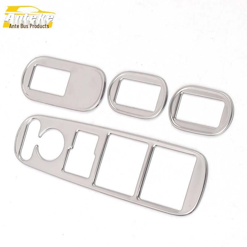 XRV Glass Lift Decorative Frame & Window Armrest Button Sticker Car Accessories