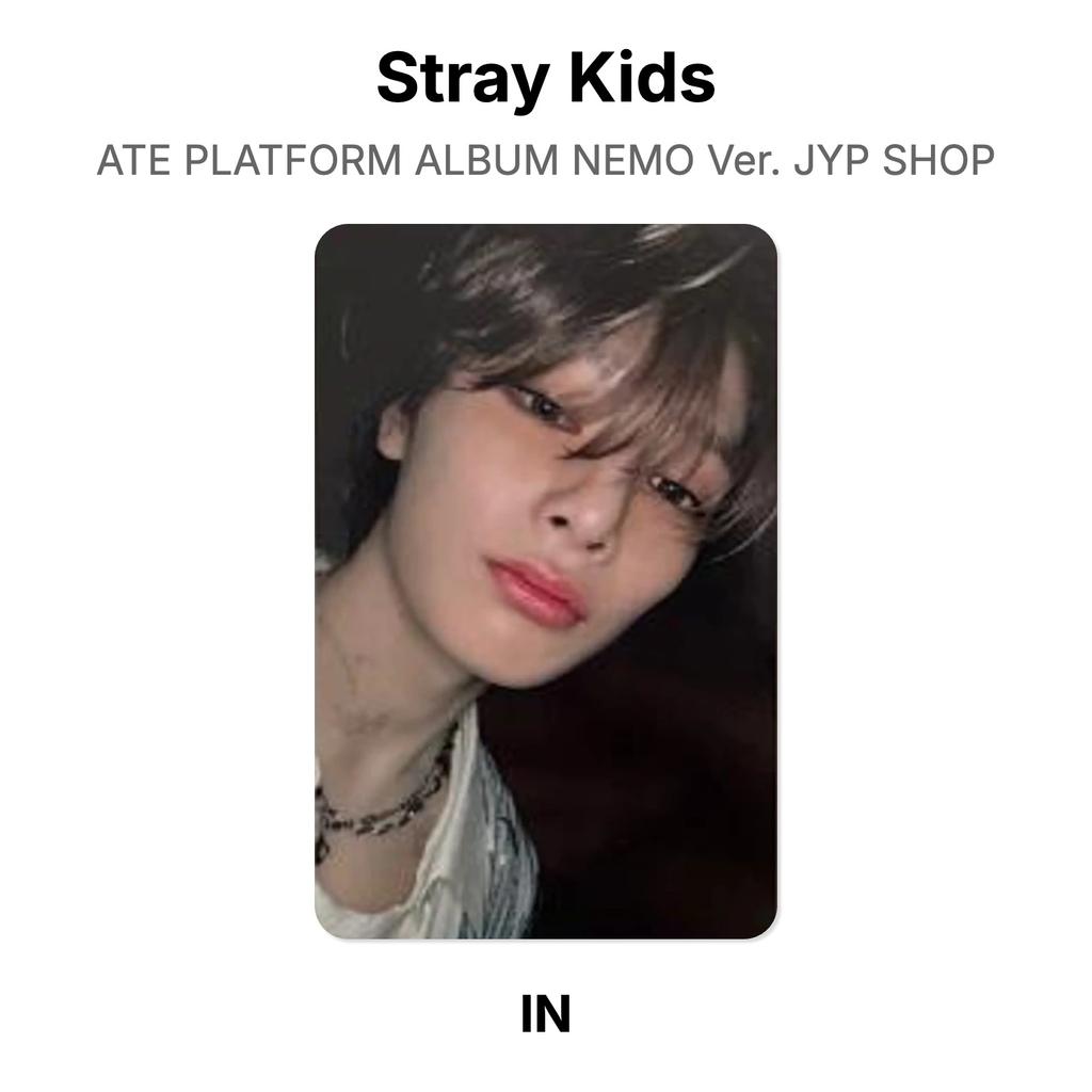 Stray Kids ATE PLATFORM ALBUM NEMO Ver. JYP SHOP Official Photocard