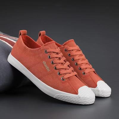 2026 Niedrig geschnittene Herren Freizeitschuhe Größe 38-44 Schnürung Sommer Atmungsaktiv Segeltuch Laufschuhe Bequeme Sport-Sneaker