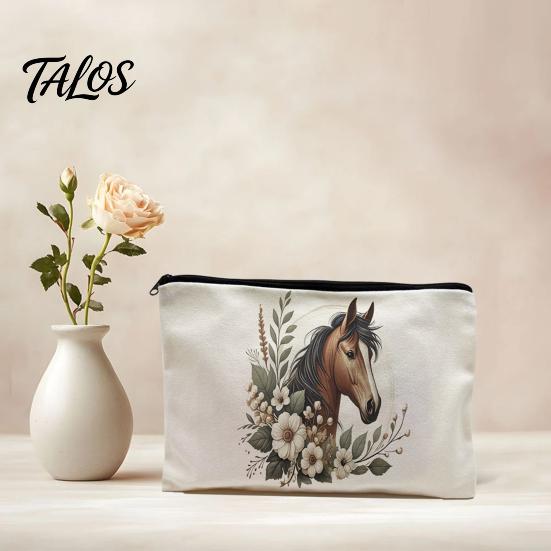 Storage Bag, Large Capacity Travel Organizer, Wear-Resistant Portable Cosmetic Zipper Pouch, for Stationery Makeup And Crafts