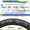 4Root 26Inch Tire Inner Tube Bicycle Rubber Tire Inner Tube Bicycle Tire Mountain Bike Inner Tube Bicycle Rubber Inner Tube width1.75Arrive2.125Inch