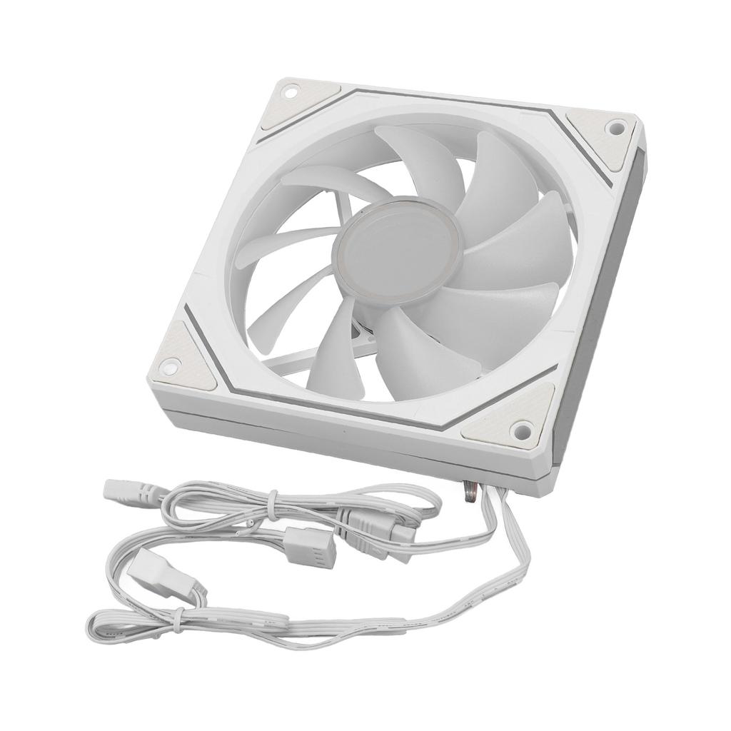 Computer Cooling Fan ARGB PWM Temperature Control High Airflow Silent Chassis Cooling Fan for CPU Cooler Computer Case
