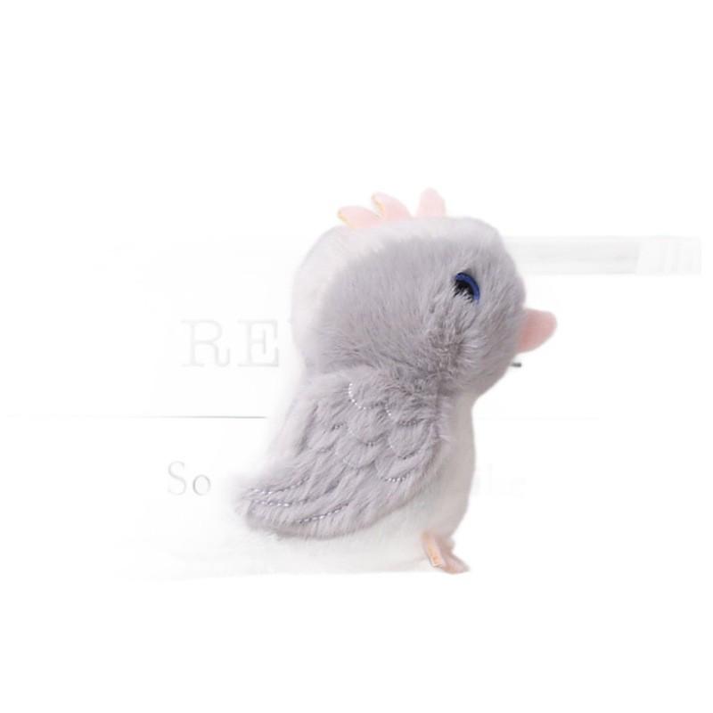Plush Bird Keychain Cute Small Sparrow Toy For Bag Decoration And Collectors