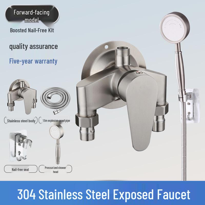 304 Stainless Steel Shower Mixer Tap for Hot and Cold Solar Water Heaters