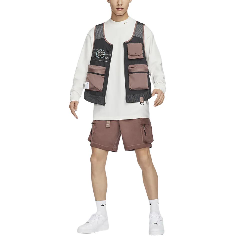 New Nike NAI KE Series Sportswear Vest Men's Dark Smoke Gray HF0816-070