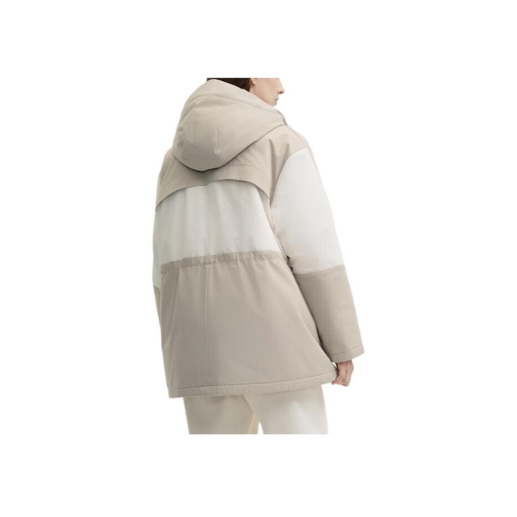 New FILA ORIGINALE Down Jacket Women's Fleece Lined Gray F51W449903F-BG