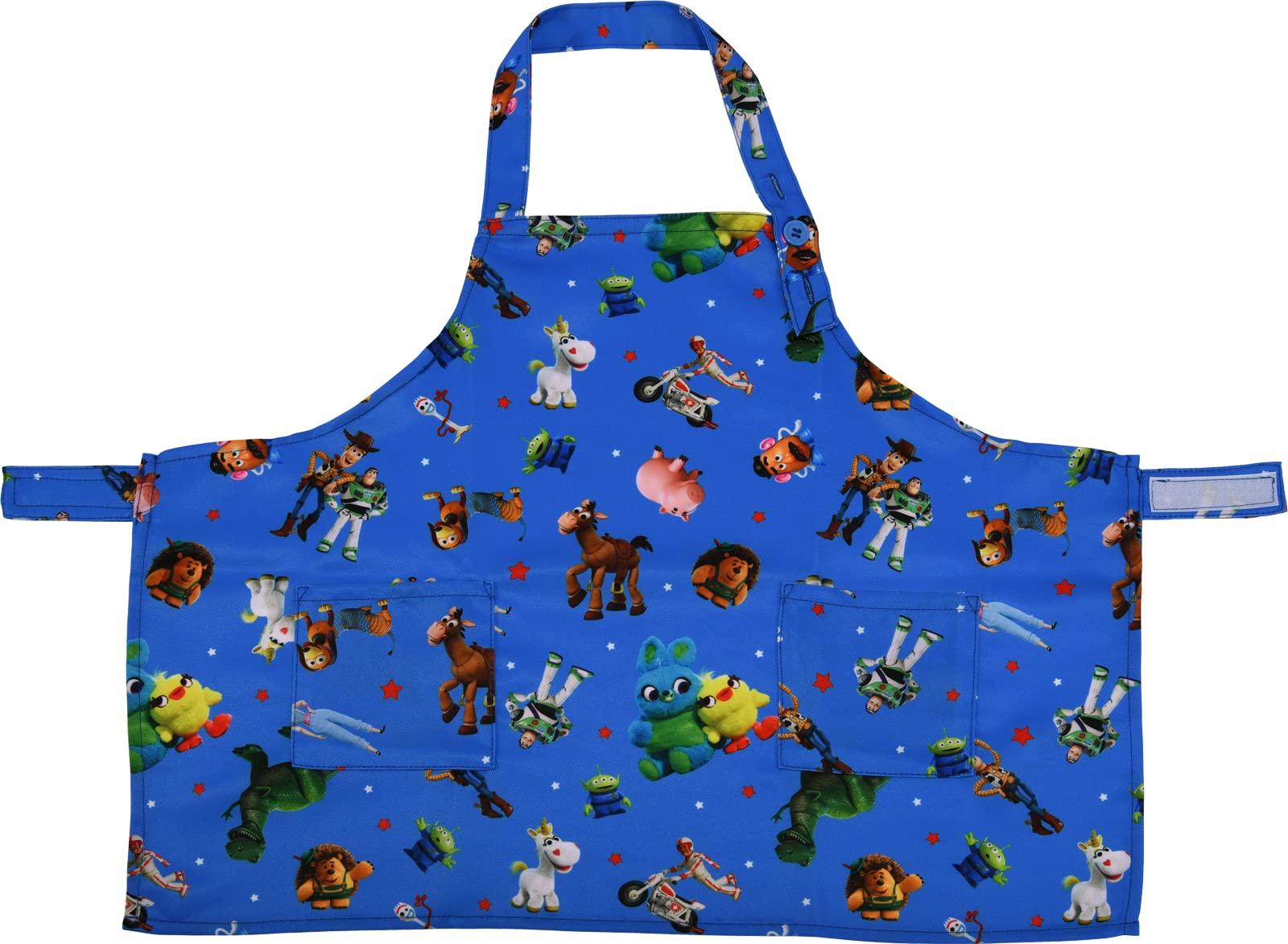 

Yaxel Плотный и Прочный Фартук для С Элементарной Игрушкой для Готовки 50457 Дети, Рост 100-110см, Карманы, Школа, Класс, Дисней, История,